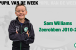 “Pupil van de Week” Sam Williams