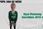 “Pupil van de Week” Dyon Vlaskamp