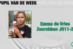 “Pupil van de Week” Emma de Vries